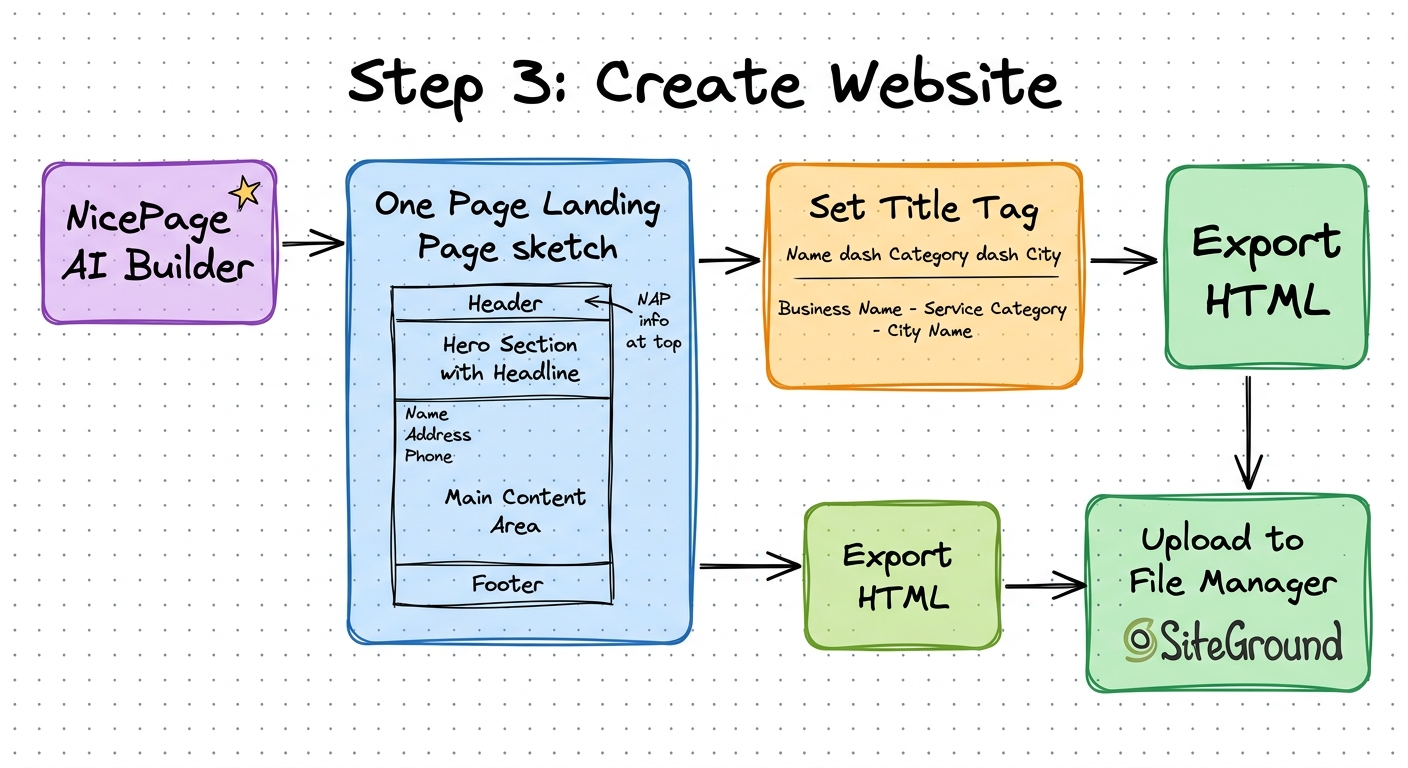 Step 3 — Create Website
