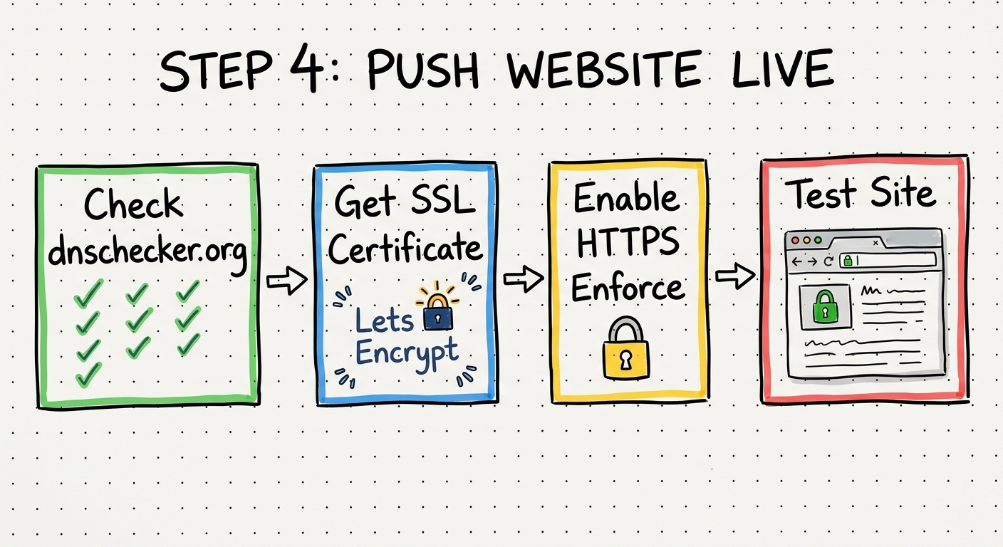 Step 4 — Push The Website Live